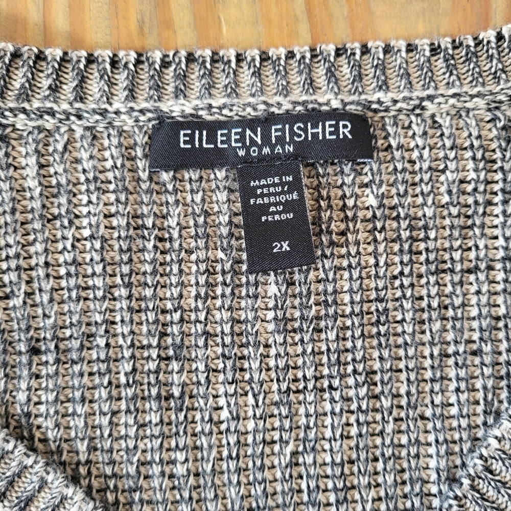 Eileen Fisher V Neck Sweater Size 2X NWOT - Picture 8 of 11